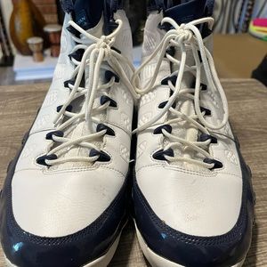 Good condition. Air Jordan 23. White and blue. Size 13.